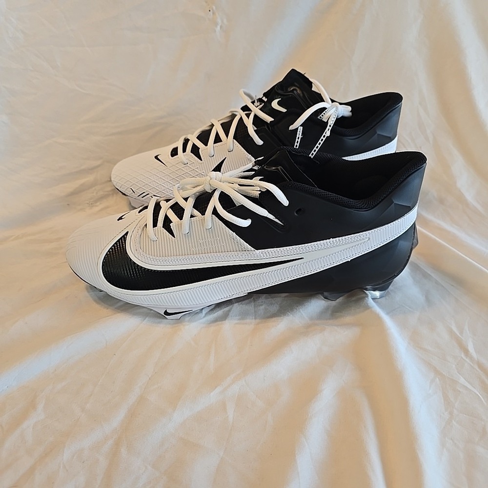 Nike Vapor Edge Elite 360 2 Football‎ Cleats White Black Mens Size 15 FD5713-004